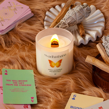 画像をギャラリービューアに読み込む, 【ウッド芯】第２チャクラキャンドル【SACRAL】｜eight（エイト）
