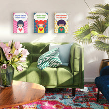 画像をギャラリービューアに読み込む, キャンバスプリント HEARTic GIRLs Canvas Print  “TRUST YOUR INTUITION” 【期間限定】｜asugatic（アシュガティック）
