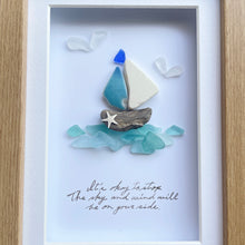 画像をギャラリービューアに読み込む, 空も風も貴方の味方【シーグラスアート】｜umihana（ウミハナ）
