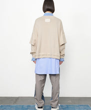 画像をギャラリービューアに読み込む, 【期間限定】カラーステッチ レイヤード ロングスリーブ Tシャツ｜Nora Lily（ノラリリー）
