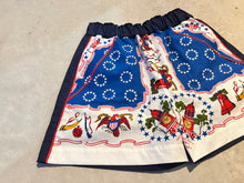画像をギャラリービューアに読み込む, Short rough pants(bandana×navy)-ショートラフパンツ-｜colorple（カラプル）
