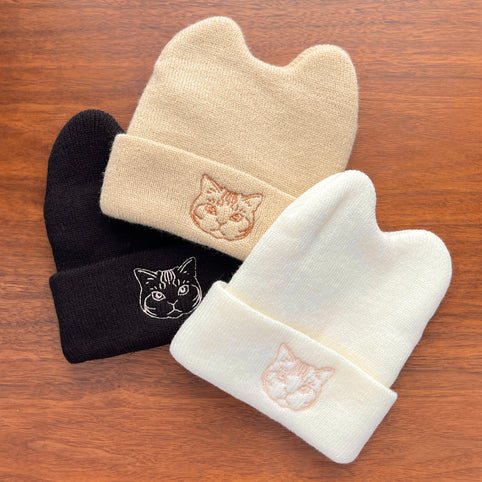 maltamarie ねこ耳ニット帽（ベビーサイズ）｜maltamarie（マルタマリエ）