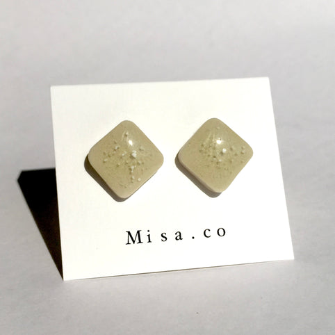 Misa.co 【一点物】◇透明陶器ピアス｜Misa.co（ミサコ）