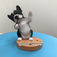 画像をギャラリービューアに読み込む, 黒白フレンチブルドック　スマホスタンド｜WooBia（ウービア）
