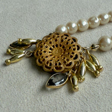 画像をギャラリービューアに読み込む, 【ネックレス】静かな輝きをまとう、ボタニカルパールネックレス｜ERIKOART（エリコアート）
