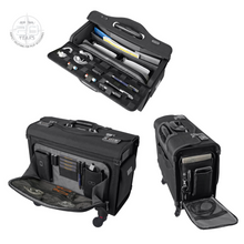 画像をギャラリービューアに読み込む, DESIGN 4 PILOTS Pilot Case AIRLINER Black フライトバック パイロットケース 4輪｜Skyart JAPAN（スカイアートジャパン）

