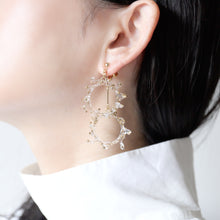 画像をギャラリービューアに読み込む, crown of baby&#39;s breath -mini double- (white/gold)（ピアス/イヤリング）｜FT2 works（エフティーツーワークス）｜FT2 works（エフティーツーワークス）
