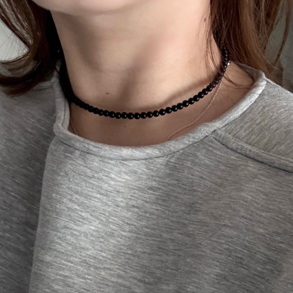 onyx choker チョーカー｜LUNACHIC（ルナシック）
