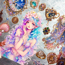 画像をギャラリービューアに読み込む, Pirates Of Queen マーメイドの涙の秘宝  20cm幅限定PETテープ｜nene_hope_heart（ネネホープハート）
