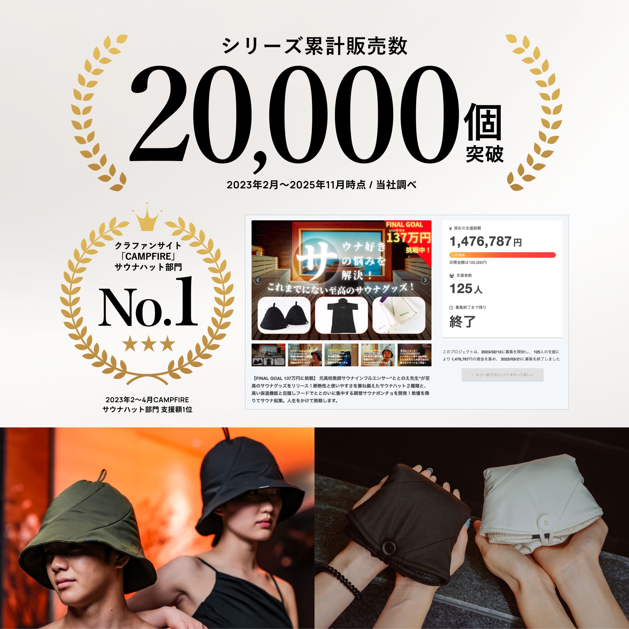 Vaceous Sauna Hat Ver.3（ヴェイシャス サウナハット）｜SAUNA NOVA