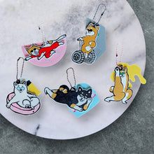 画像をギャラリービューアに読み込む, 自由すぎる柴犬たちのキーホルダー｜yoshie moriuchi ARTWORKS（ヨシエモリウチアートワークス）
