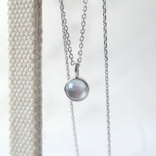 画像をギャラリービューアに読み込む, マザーオブパール ネックレス（シルバー925／ロジウムプレーティング）｜SMUK（スムーク）
