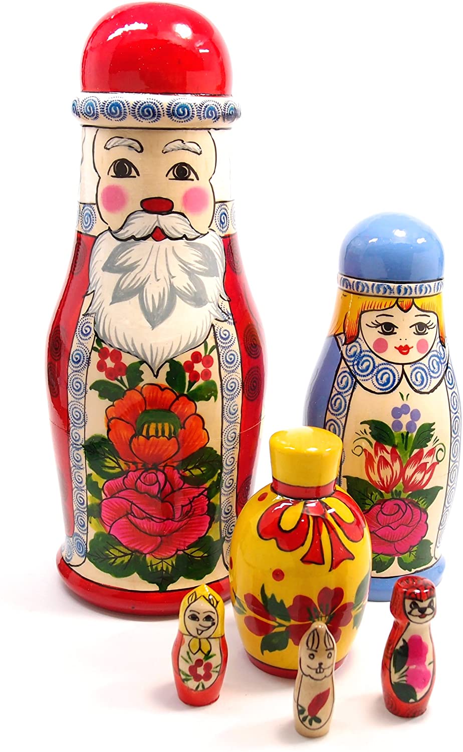 ベッカム　マトリョーシカ マトリョーシカ 6個組 「メリークリスマス」｜VOLGA（ヴォルガ