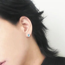 画像をギャラリービューアに読み込む, アクアマリン スタッドピアス（シルバー925）｜SMUK（スムーク）
