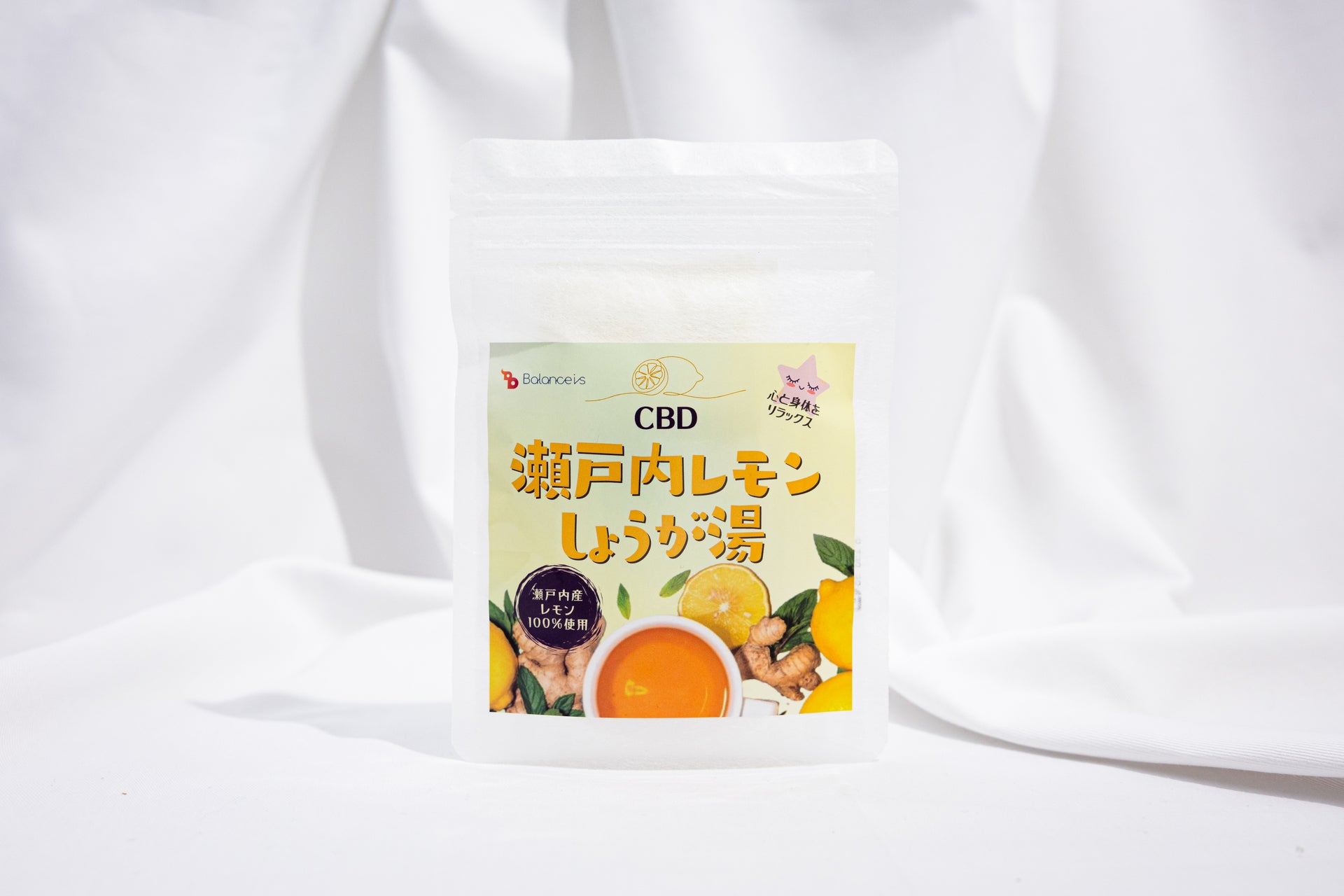 瀬戸内レモンしょうが湯CBD入（2包入）｜Balanceis（バランシス）