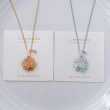 画像をギャラリービューアに読み込む, 花束ネックレス｜necklace｜ピンク、ブルー｜c.momoka（シーモモカ）
