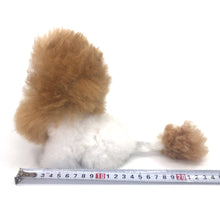 画像をギャラリービューアに読み込む, ベビーアルパカの天然皮革 ライオン ぬいぐるみ｜ペルー職人手仕事・一点もの
