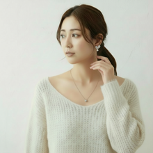 画像をギャラリービューアに読み込む, Pearl Kiss Heart  光のハートイヤリング｜BLANCHE NEIGE（ブランシュネージュ）
