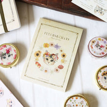 画像をギャラリービューアに読み込む, メモパッド fleurs&amp;chats｜とことこサーカス
