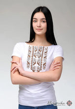 画像をギャラリービューアに読み込む, ウクライナ製・刺繍レディースTシャツ［タッセル付き］｜Ukrainian Embroidery Wear ”Mavka”（ウクライナシシュウノアパレル　マウカ）
