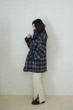 画像をギャラリービューアに読み込む, check mohair  coat｜Mistletoe（ミソルト）
