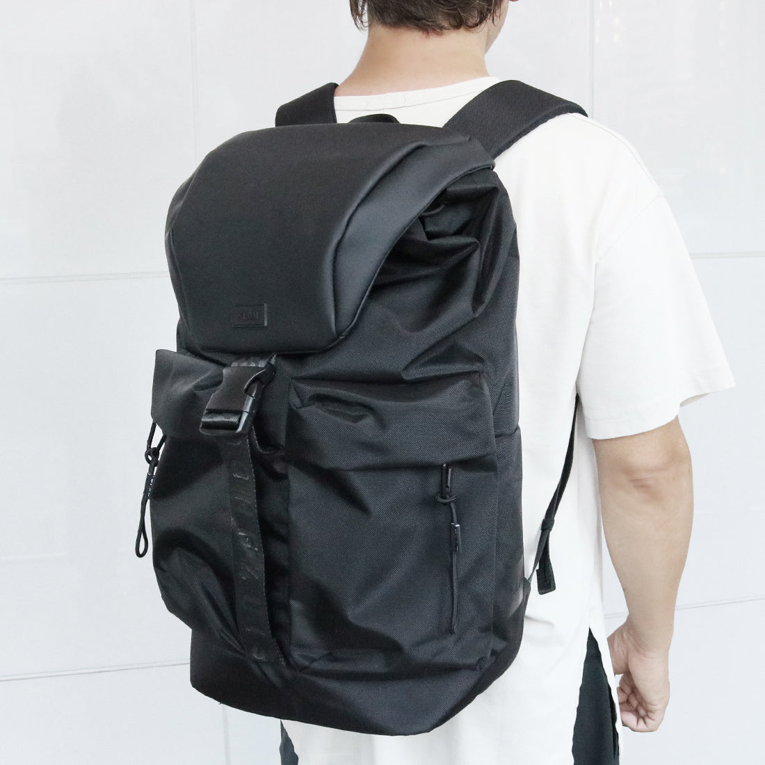 KLON MATTE COATED RUCK SACK-VAN BLACK｜KLON（クローン