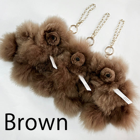 バッグチャーム】 アルパカベア テディベア ぬいぐるみ（Box付