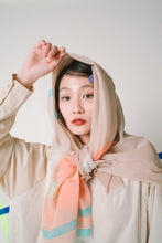 画像をギャラリービューアに読み込む, '極細コットン播州織ストール　Mサイズ　col:ベージュ(BEO)｜POLS（ポルス）｜POLS（ポルス）
