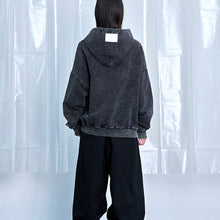 画像をギャラリービューアに読み込む, デニムルック プルオーバー スウェットフーディー｜Nora Lily（ノラリリー）
