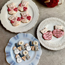 画像をギャラリービューアに読み込む, バレンタインハートのくまちゃんクッキー｜sumirecookies（スミレクッキーズ）
