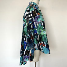 画像をギャラリービューアに読み込む, Manteau shirt E - マントシャツE白黒ストライプ｜Merci DIEU（メルシーデュー）
