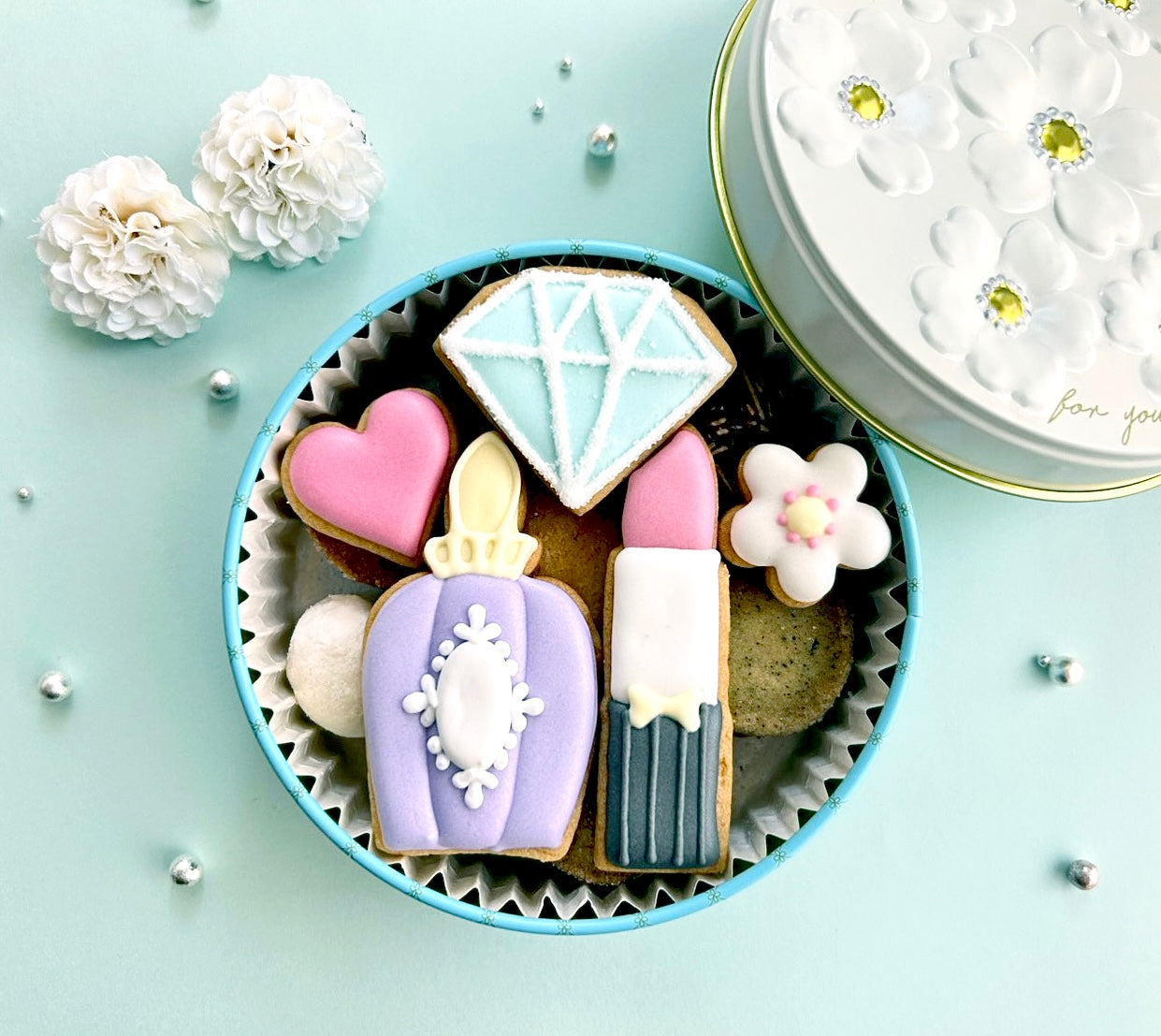 ME:I　アイシングクッキー確認用 出産祝いアイシングクッキーset【Flower】 | パーティー＆ギフト菓子