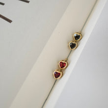 画像をギャラリービューアに読み込む, garnet heart pierce ピアス｜LUNACHIC（ルナシック）
