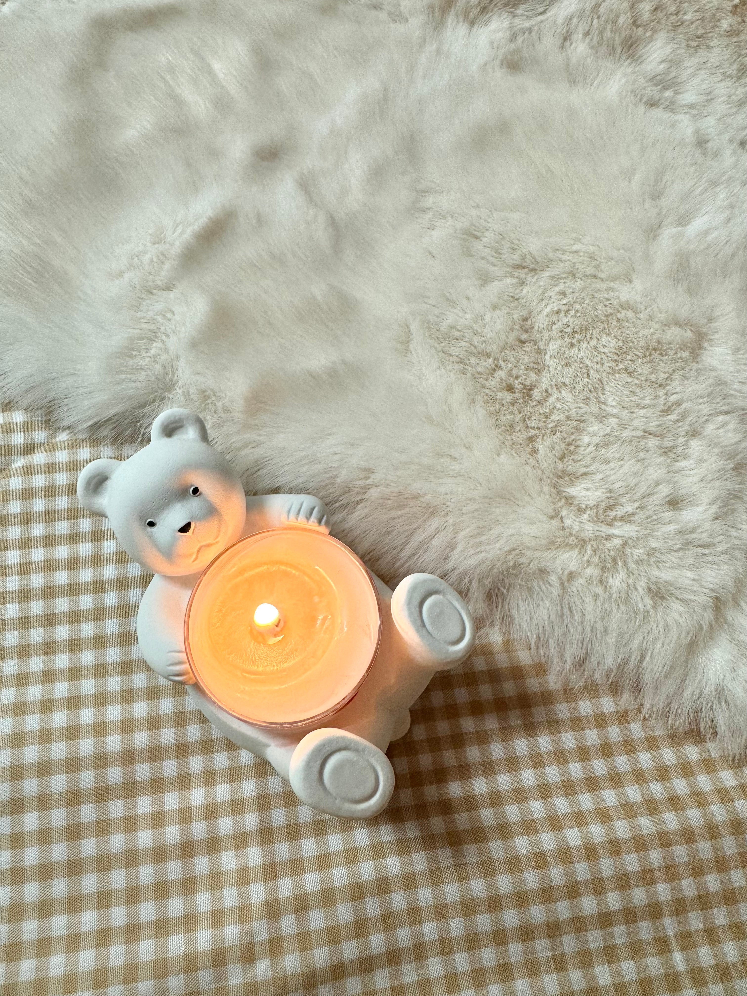 BEAR Tealight Holder｜LIM Candle（リムキャンドル）