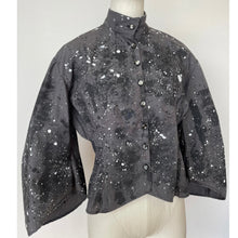 画像をギャラリービューアに読み込む, Victorian shirt paint gray - ヴィクトリアンシャツ　ペイントグレー｜Merci DIEU（メルシーデュー）
