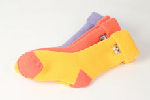 画像をギャラリービューアに読み込む, モコモコルームソックス　グレー×オレンジ｜maltamarie（マルタマリエ）

