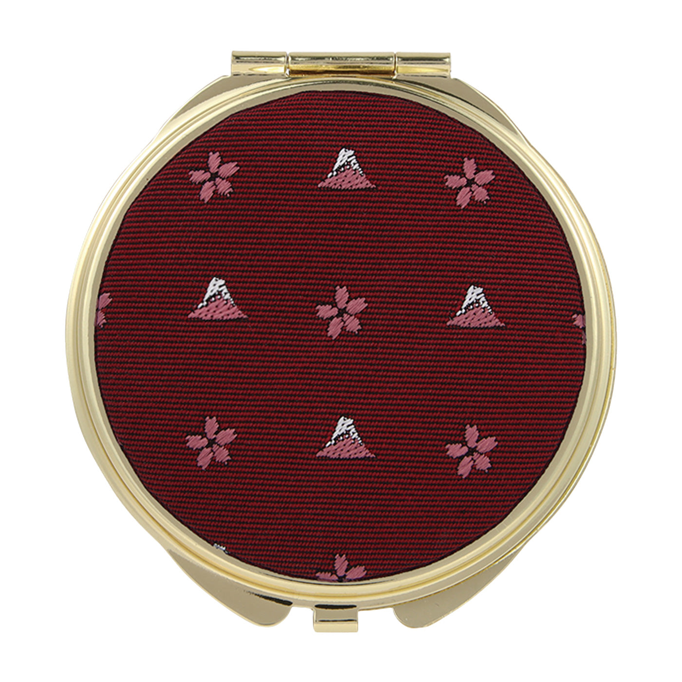 コンパクトミラー 西陣織シルク手鏡 18. HOKUSAI｜FORTUNA Tokyo（フォーチュナトウキョウ）