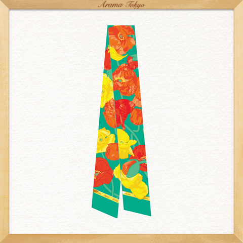 ポピーのリボンスカーフ｜ARAMA TOKYO（アラマトーキョー