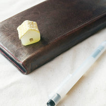 画像をギャラリービューアに読み込む, おかえり｜ガラスと草木染め刺繍の小さなオブジェ｜misaki kotori glass and thread（ミサキコトリグラスアンドスレッド）
