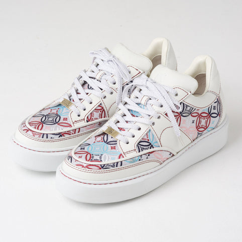 KAVKIMONO 西陣織×本革スニーカー　七宝文様｜KAVKIMONO（カブキモノ）