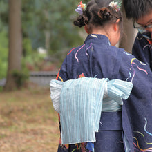 画像をギャラリービューアに読み込む, キッズ浴衣・帯セット【鳳凰】山崎大輝デザイン｜KUTANI×KIMONO（クタニキモノ）
