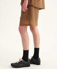 画像をギャラリービューアに読み込む, Sheer Crinkle-Finish Woven Wide Shorts（POPUP限定）｜MODE COMMUTER（モードコミューター）
