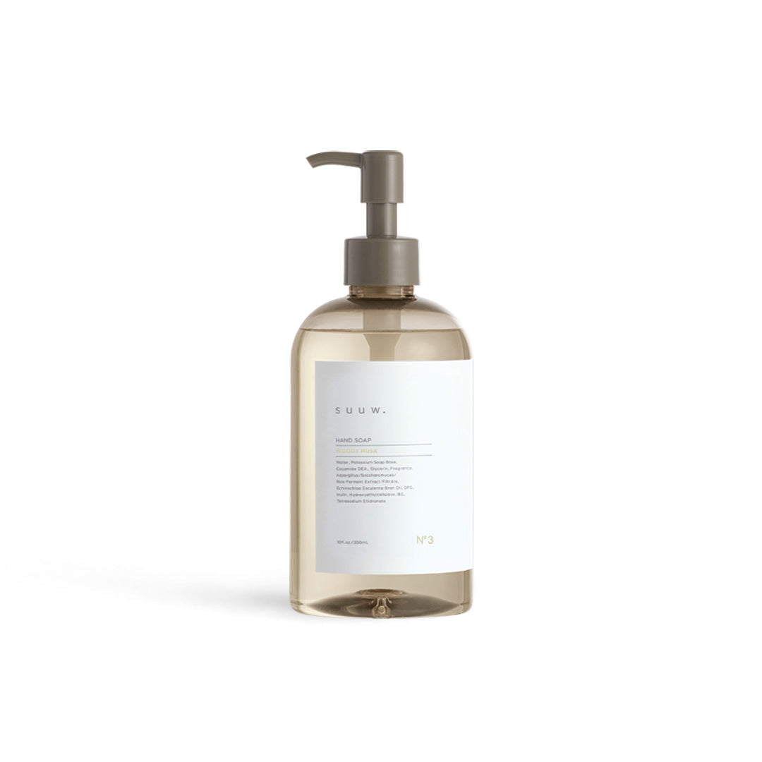 N°3 WOODY MUSK ハンドソープ｜suuw.（スゥドット） – CHOOSEBASE SHIBUYA