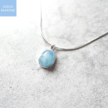 画像をギャラリービューアに読み込む, アクアマリン ペンダント ネックレス（シルバー925）｜SMUK（スムーク）
