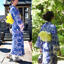 画像をギャラリービューアに読み込む, 洗える着物 帯 2点セット【夢見紋】坂川ひかりデザイン｜KUTANI×KIMONO（クタニキモノ）
