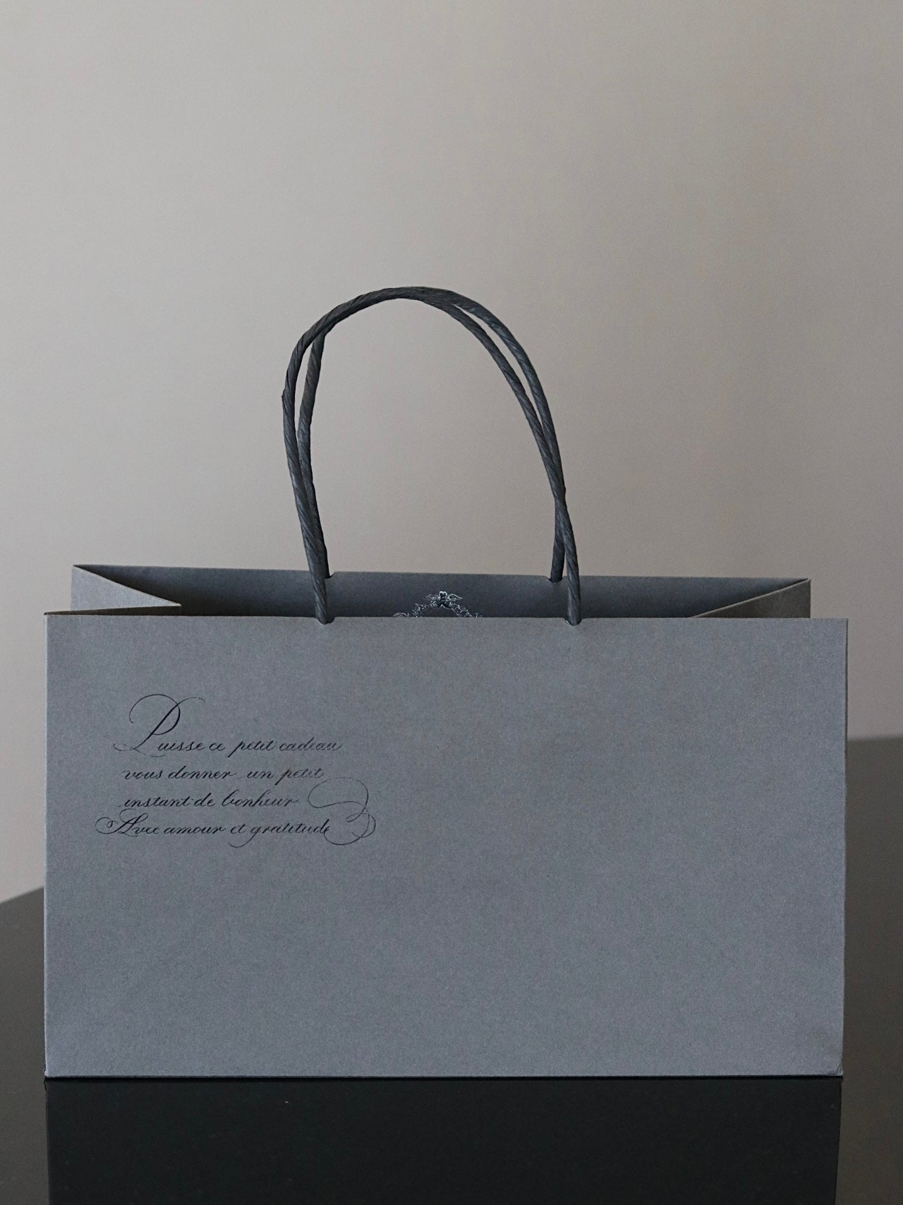 オリジナル紙袋　チャコールグレー｜Le Chocolat Ally （ルショコラアリー）