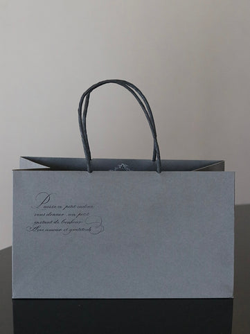 Le Chocolat Ally オリジナル紙袋　チャコールグレー｜Le Chocolat Ally （ルショコラアリー）