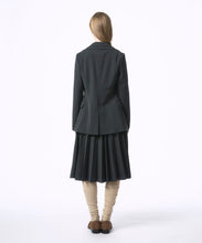 画像をギャラリービューアに読み込む, 【期間限定】ピンストライプ ハーフスウィッチ プリーツ スカート｜Nora Lily elle（ノラリリーエル）
