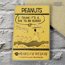 画像をギャラリービューアに読み込む, PEANUTS★Pearls of Wisdom ミラーカード・It’s a Sin｜Cuprum by ISHIWATA（クプラム　バイ　イシワタ）
