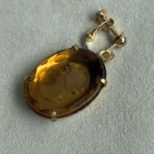 画像をギャラリービューアに読み込む, 【イヤリング】眠れる工房の記憶と、ブラウンの光のイヤリング｜ERIKOART（エリコアート）
